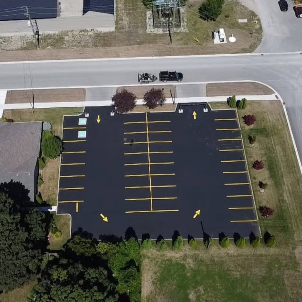 Parking Lot Line Marking